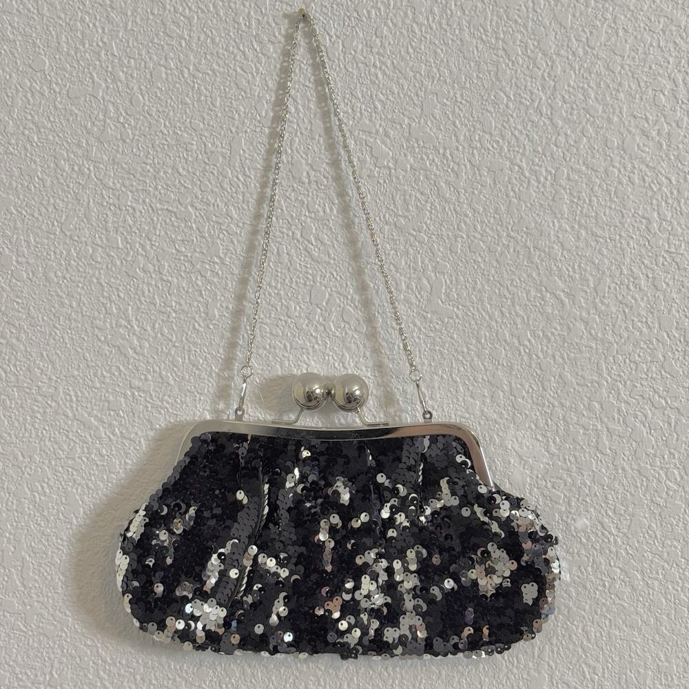 Women Sequin Satin Clutch/Handbag Evening Bag Bridal Wedding Dance‎